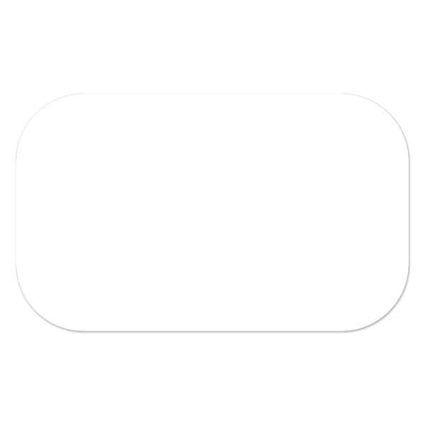 Ergomat 2inx2in DuraStripe Xtreme Round Strip White, 200PK DSX-STRIP-2x2R-W-KIT - main